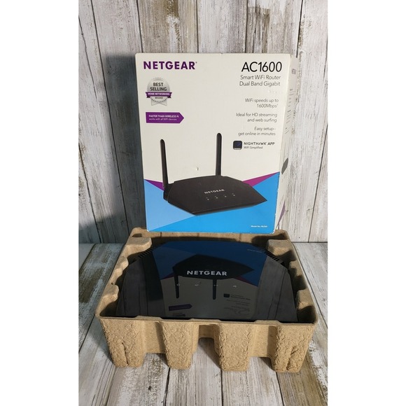 NETGEAR AC1600 Dual Band Gigabit Smart Wifi 5 Router Wireless - Picture 3 of 7